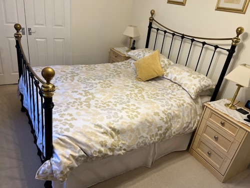 Victorian style metal - victorian, bed