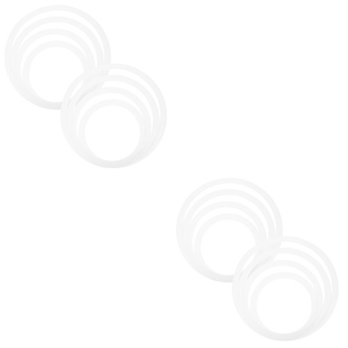 White drum kit mute rings - kit,