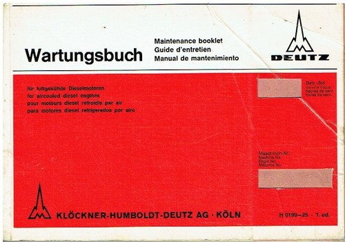 Deutz 2l410 f2l912 - f1/2l410,