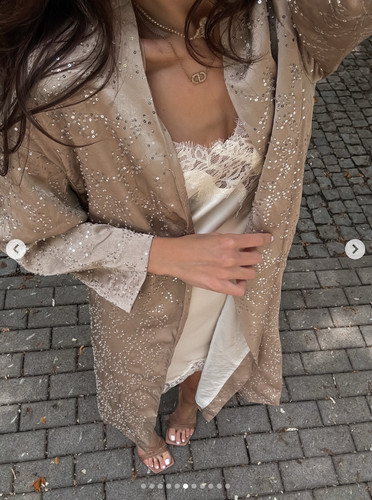 Zara 2026 sequin taupe grey - 2026,