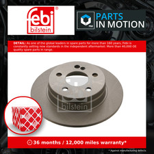 2x Brake Discs Pair Solid fits