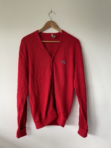 Vintage 80s izod lacoste red - vintage,