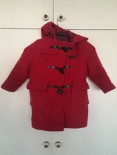 Red Children's Gloverall Duffle Coat Age 3