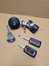 08-2018 CITROEN BERLINGO PEUGEOT PARTNER LOCK IGNITION BARREL LOCK DRIVER DOOR 