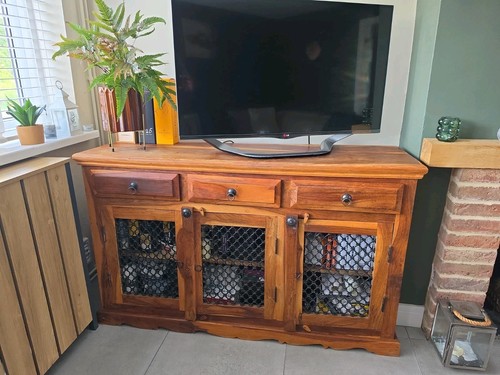 Solid wood sideboard bargain - wood,