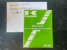 KX80 KAWASAKI OWNERS/SERVICE