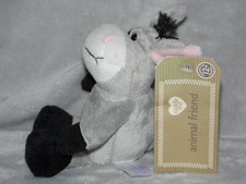 Tesco donkey soft toy NEW grey
