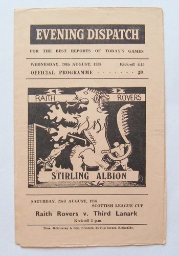Raith rovers stirling - raith, v