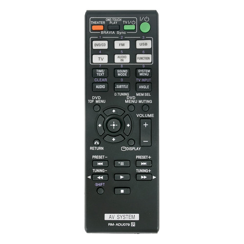 Adu079 replaced remote - rm-adu079, for