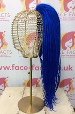 Cyber Goth Blue Dreadlocks