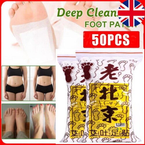 50x detox foot patches - foot, pads