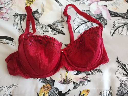 Womens red padded bra - womens,