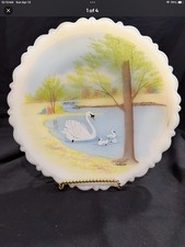 Satin Fenton Hand Painted