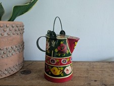 Small Green Narrowboat