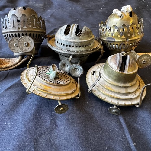 Oil lamp burners lot 5 - oil,