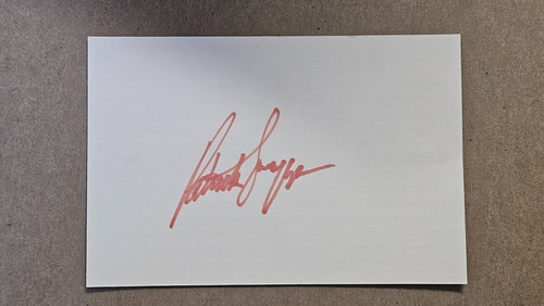 Patrick swayze signed - signed, 4x6