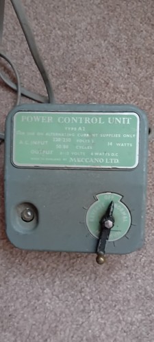 Meccano power control unit - power,