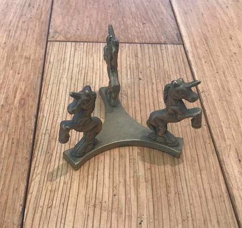 Vintage solid brass miniature - solid,