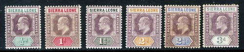 Sierra leone vii - leone, 1903