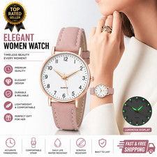 Ladies Leather Quartz Watch