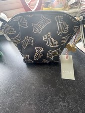 Radley Kenwood oilskin cross body bag.  Excellent condition. Black