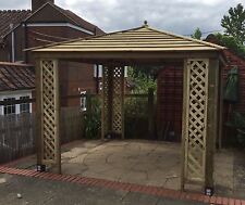 2.5m Wooden Gazebo - Trellis