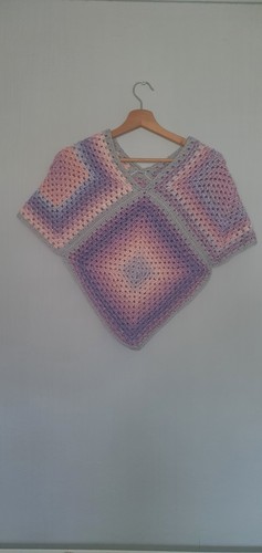 Handmade crochet poncho - crochet,