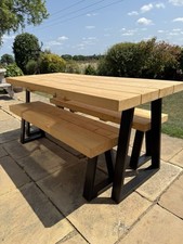 Chunky Handmade Outdoor Dining