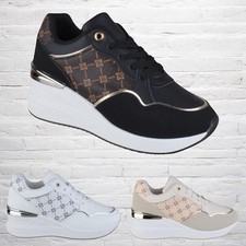 WOMENS LADIES CHIC WEDGE HEEL