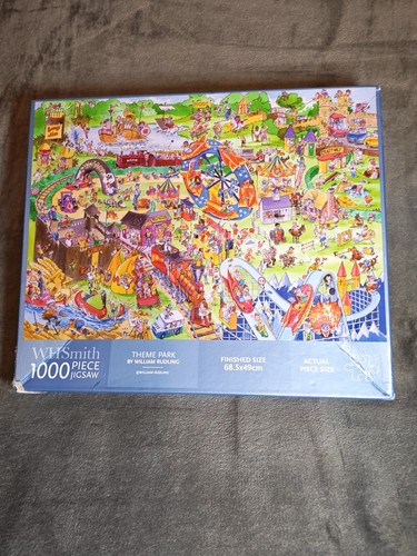 Whsmith theme park 1000 piece - park,