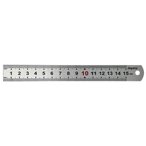 Metal ruler double side - ruler,