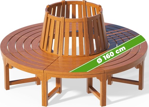 Round tree bench - round,