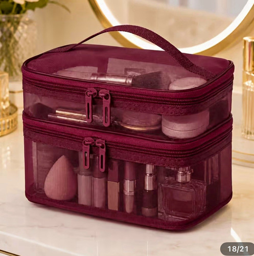 Burgundy clear travel make - clear, make-up