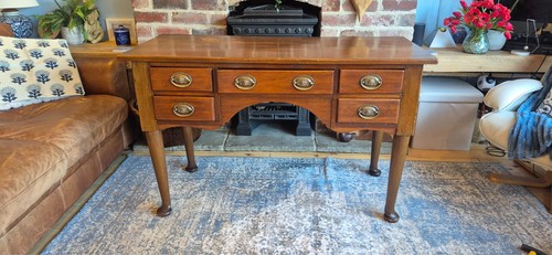 Vintage queen anne solid wood - solid,