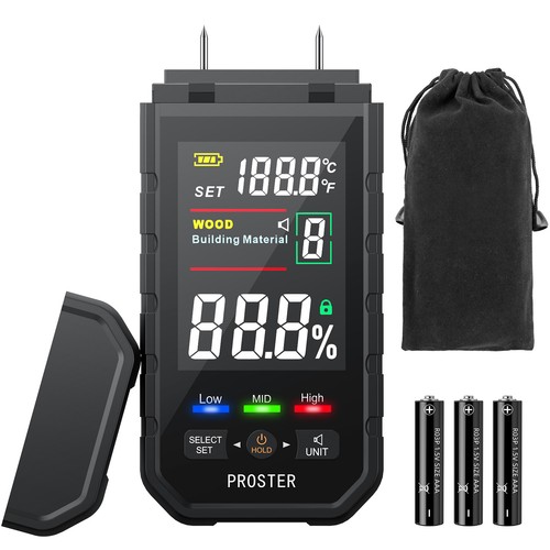 Digital wood moisture meter - moisture,