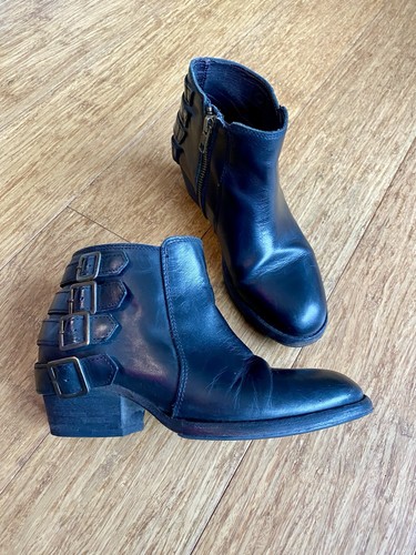 Hudson buckle ankle boots - buckle,