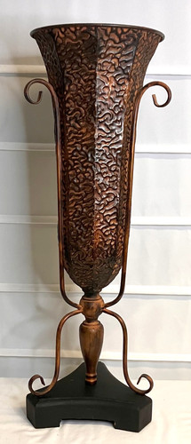 Brown rust metal ornate - rust,