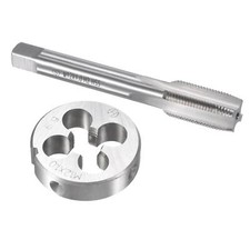 M12 x 1mm Metric Tap and Die Set HSS Machine Thread Tap with Round Die