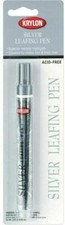 Krylon® Silver Leafing Pen 9.85ml Acid-free | Chiseled Tip | Upcycle | DIY
