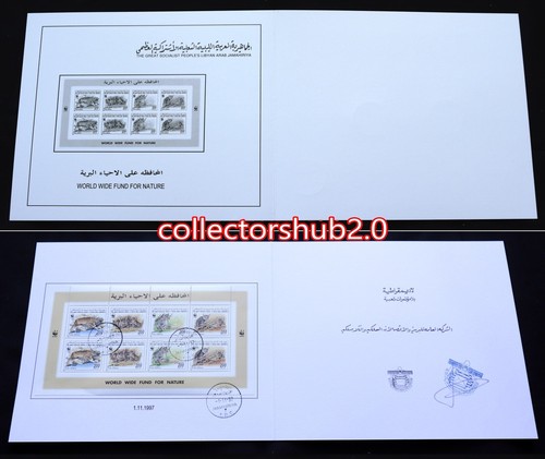 Libya 1997 wwf wildcat felis - libya,