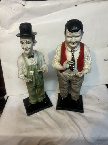 Laurel hardy large figurines - &,