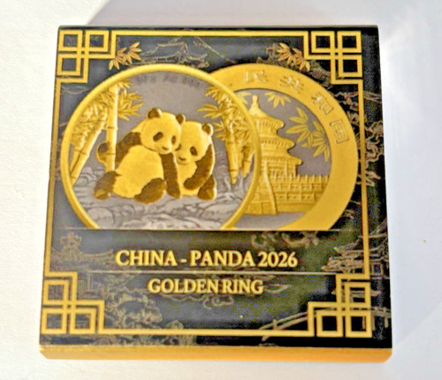 2026 china silver panda golden - silver,