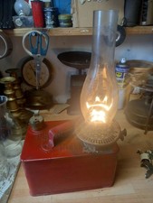 Vintage Paraffin Lamp. Truely A One Off.