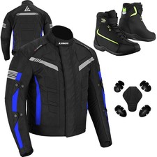 Motorcycle Jacket & Boots Set