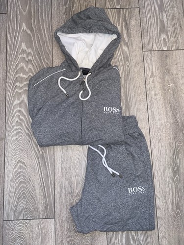 Hugo boss mens grey tracksuit - hugo,