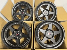 Japan Racing 17" Matt Black