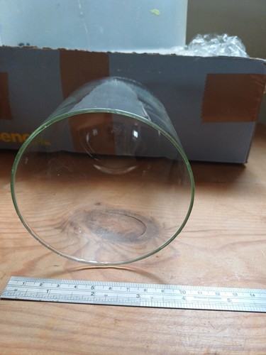 Glass clock dome - clock, dome.