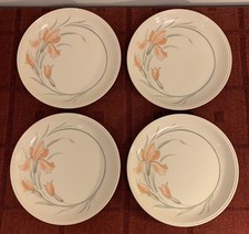 4 Biltons Iris Patterned Dinner Plates 24.5cm