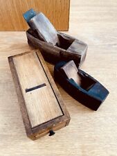2 Antique Wooden Planes Original Vintage Tools Wm Marples & Sons