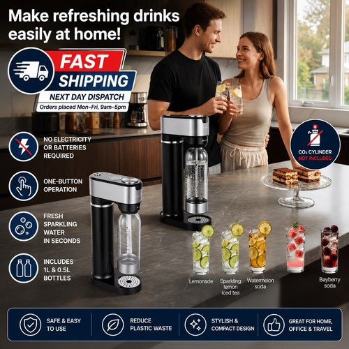 Button sparkling water maker - button,